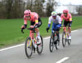 Ein Trio bestimmte weite Teile der 1. Etappe. Jonas Rutsch, Mathieu Burgaudeau und Stefan Bissegger waren mehr als 100 Kilometer an der Spitze unterwegs.
