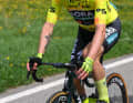 Circa 40 Kilometer vor dem Ziel stürzte dann Bora-Hangrohe-Kapitän Primoz Roglic...
