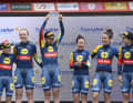 Den Tagessieg holte sich trotz eines Sturzes das Team Lidl-Trek
