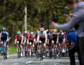 Im Peloton machte unter anderem das UAE Team Emirates die Nachführarbeit