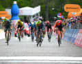 Der zweite Platz war hart umkämpft. Am Ende holte ihn Daniel Felipe Martinez vor Geraint Thomas.