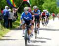 Weitere Fahrer stießen dazu, unter ihnen auch Nairo Quintana.