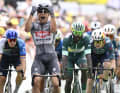 Jasper Philipsen gewinnt die 10. Etappe der Tour de France 2024.