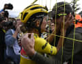Geteiltes Glück: Niewiadoma und ihr Freund Taylor Phinney, der einst selbst Radprofi war