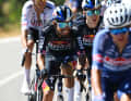 Red Bull-Bora-Hansgrohe-Profi Daniel Felipe Martinez hat bei weitestgehend ruhiger Fahrt gut Lachen