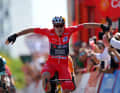 Wout van Aert feiert auf der 3. Etappe der Vuelta a Espana 2024 seinen dritten Saisonsieg - der erste Erfolg des Belgiers seit Februar