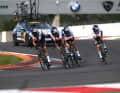 Ben O'Connor und Michael Matthews, die für das Team die zeit stoppten, setzten einen Richtwert, an dem sich fast alle Teams die Zähne ausbissen. So wie Red Bull - BORA - hansgrohe ...