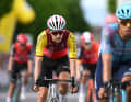 Emanuel Buchmann (Cofidis) kam mit den Favoriten ins Ziel.