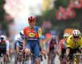 Mads Pedersen gewinnt die 1. Etappe des Giro d’Italia 2025.