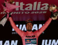 Primoz Roglic (Red Bull - BORA – hansgrohe) übernahm das Rosa Trikot.