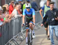 Tim Merlier (Soudal – Quick-Step) erreichte nur Platz sieben und verlor sein Führungstrikot.