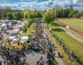 Höhepunkt war die gemeinsame Ausfahrt mit Radsportlegenden wie Lance Armstrong, Sir Bradley Wiggins, Udo Bölts, Simon Geschke, Andreas Klöden, Danilo Hondo, Johan Bruyneel und Rudy Pevenage.