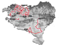 Die Baskenland-Rundfahrt 2025 auf der Karte