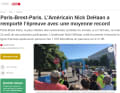 Frankreichs Presse berichtet über den Streckenrekord