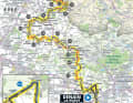 Paris-Roubaix 2025 der Frauen auf der Karte