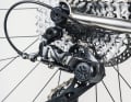 Die spezielle Gravel-Komponentengruppe von Campagnolo, Ekar mit 13 Gängen, bietet ausreichend Bandbreite und eine angenehme Abstufung.