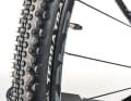 Die grobstolligen Conti-Reifen bieten viel Komfort und Grip auf losem Untergrund, rollen aber auf Asphalt zäher ab.