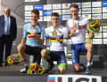 Mohoric siegte vor Florian Vermeersch und Connor Swift | Matej Mohoric ist Gravel-Weltmeister 2023.