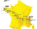 Die Strecke der Tour de France Femmes 2025 auf der Karte