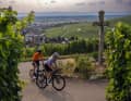 Einsame Wege: Die Kletterei durch die Weinberge kostet zwar Körner, dafür sind die Straßen klein und verkehrsarm