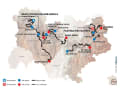 Die Strecke des Criterium du Dauphine 2024