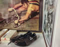 Die Radschuhe trug  einst Frankreichs Tour-Star Bernard Hinault