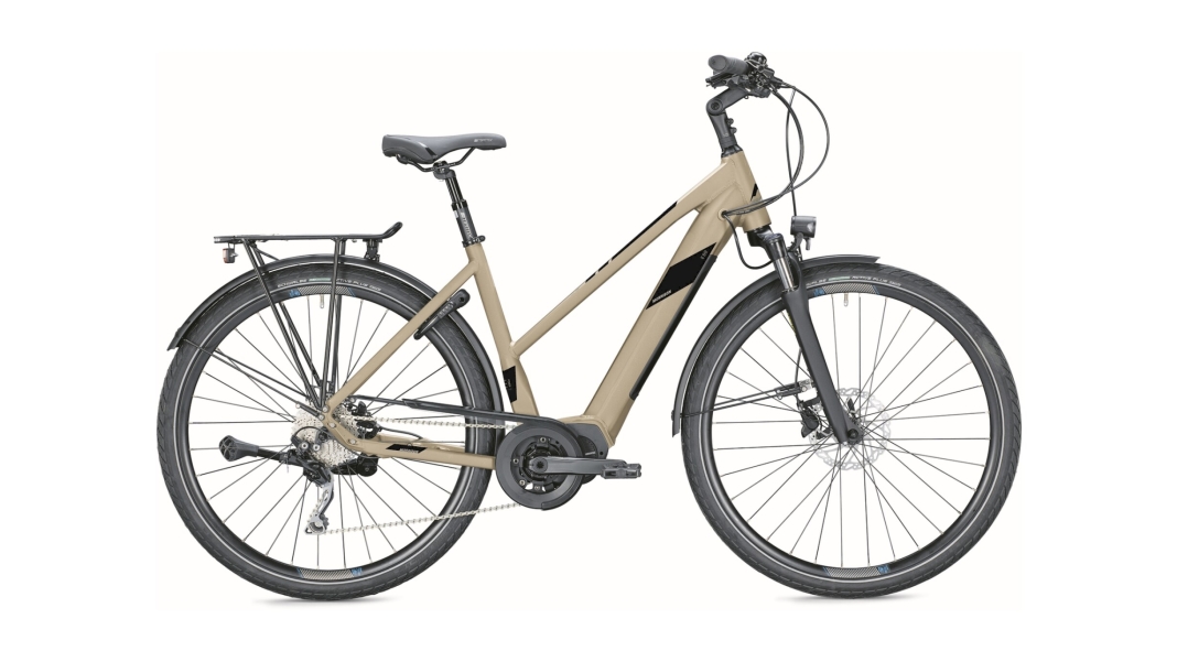 E 8.0 Trapez sand/black, matt
