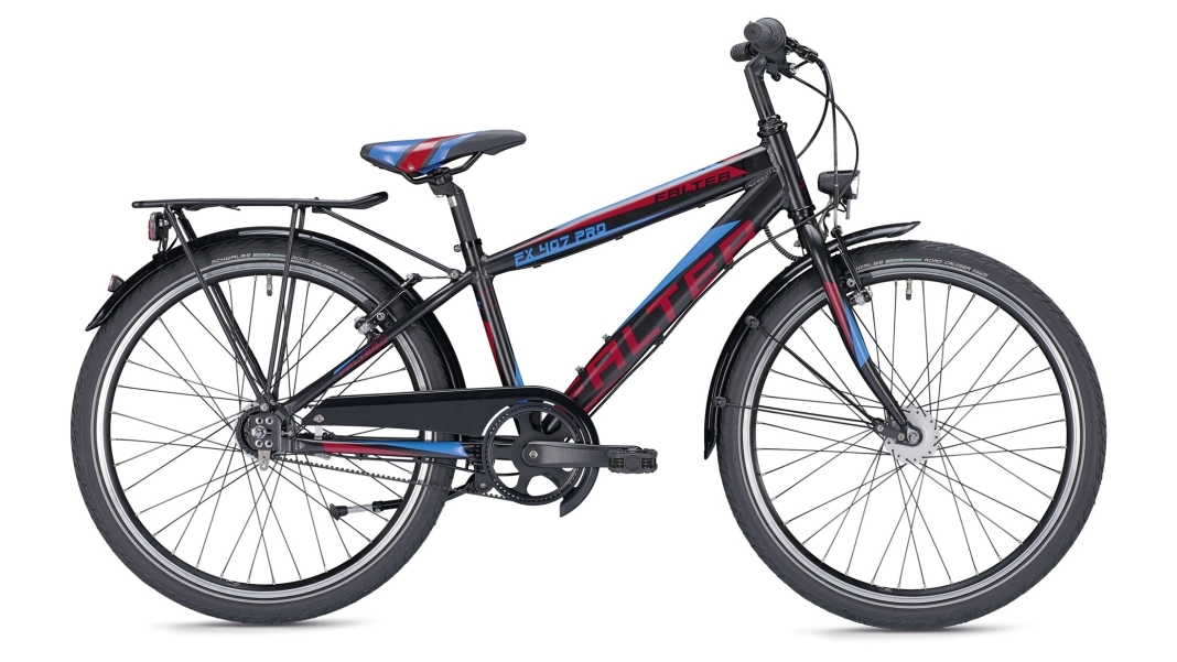 FX 407 PRO Diamant schwarz/rot matt