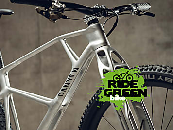 Das RIDE-GREEN-Bike im Detail: Grünes Schmuckstück