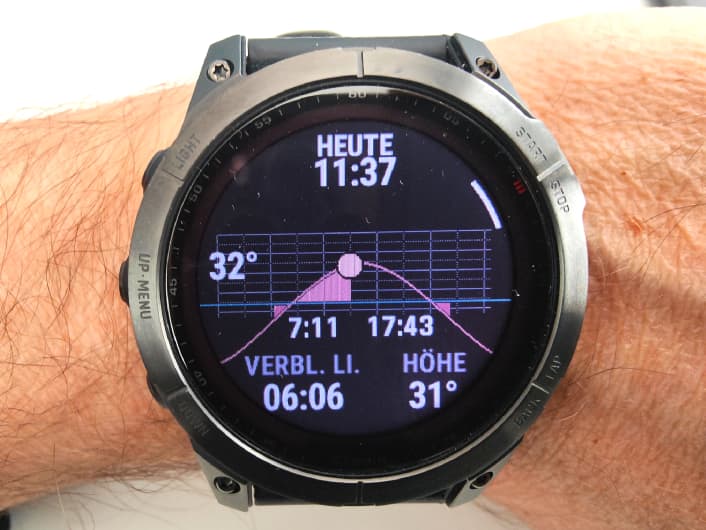 Geräte synchronisieren, Sonnenstand und Jetlag-Hilfe