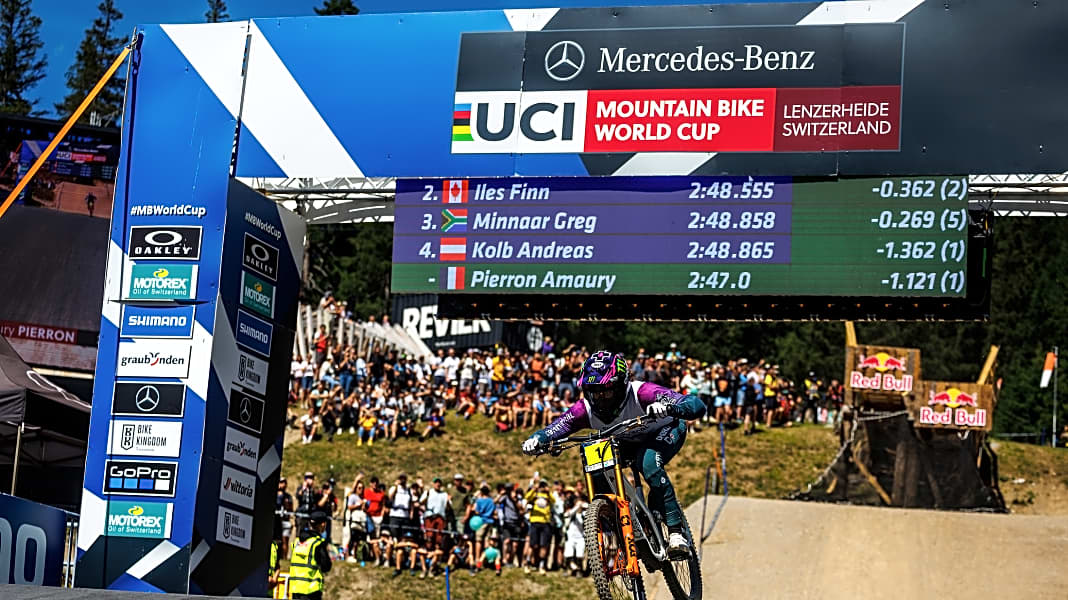 Downhill-Worldcup: Französische Übermacht in Lenzerheide