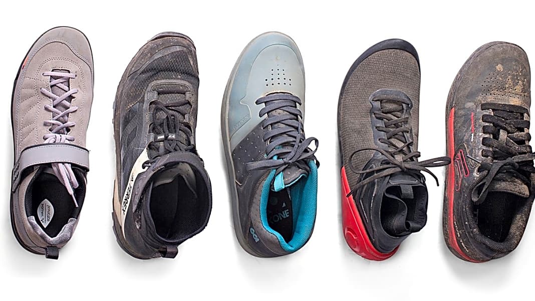 6 Flatpedal Schuhe im Vergleich