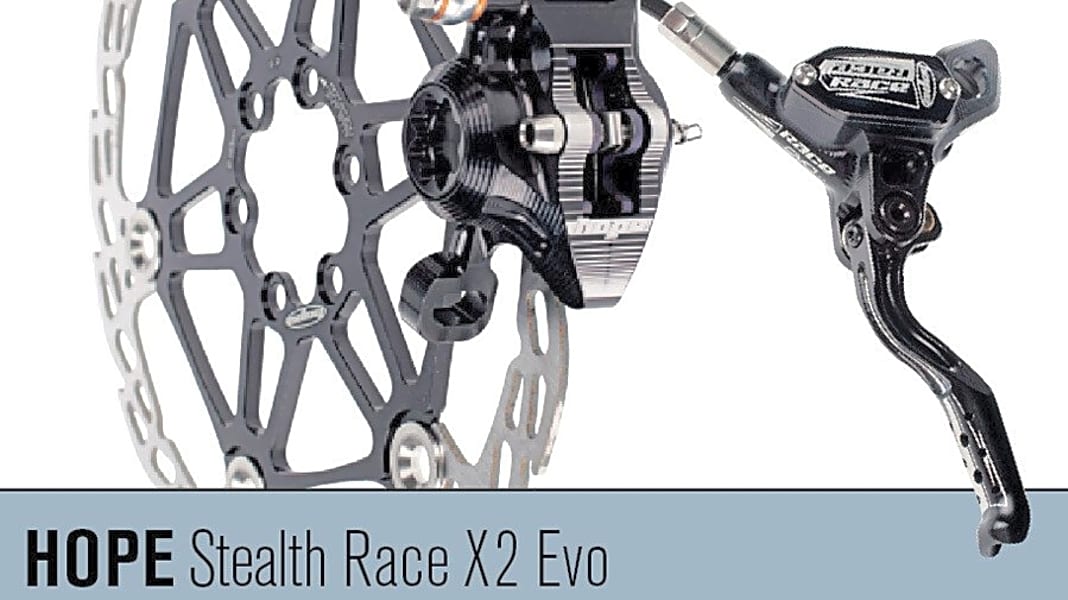 Test Race-Bremsen 2015: Hope Stealth Race X2 Evo