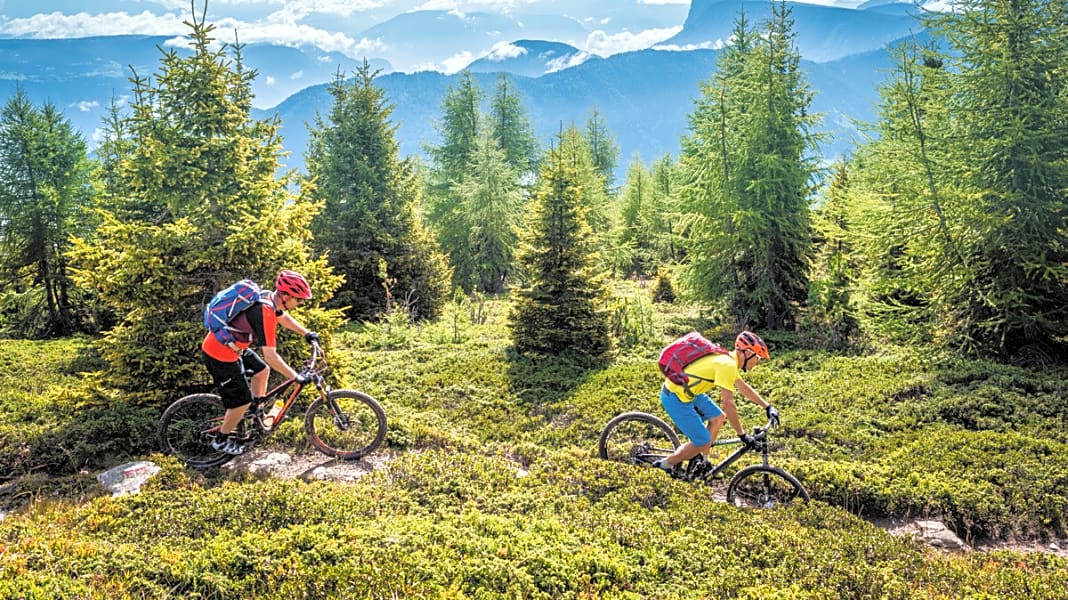 Mountainbike-Traumtrail im Südtiroler Ultental