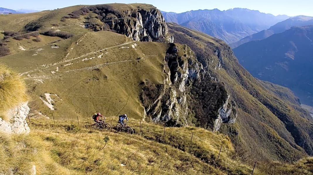Militär-Trails am Monte Baldo