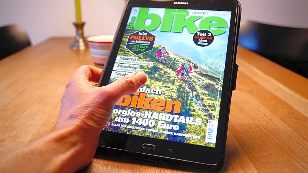 Die BIKE App – BIKE immer & überall lesen