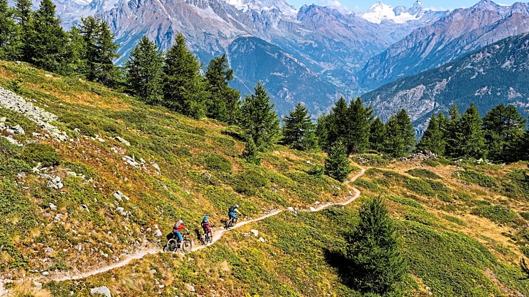 MTB-Touren und Trails im Piemont und Aostatal