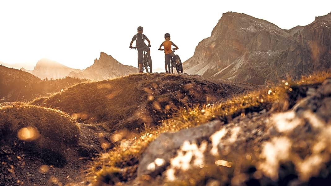 Experiment: 4 Tage mit Bike & Kids durch die Dolomiten