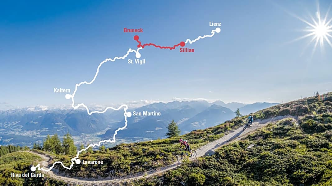 Transalp-Etappe 2: von Sillian nach Bruneck