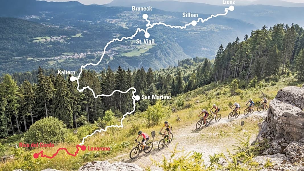Transalp-Etappe 7: Lavarone – Riva del Garda