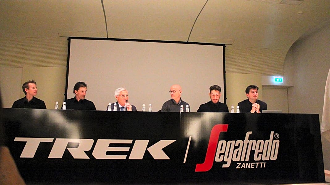 Team Trek-Segafredo mit Fabian Cancellara - Italienischer Sponsor steigt bei Team Trek ein