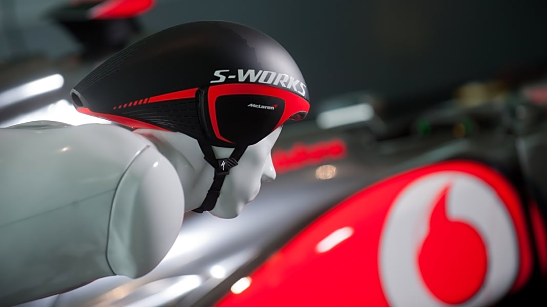 Specialized präsentiert Zeitfahrhelm „S-Works McLaren TT“