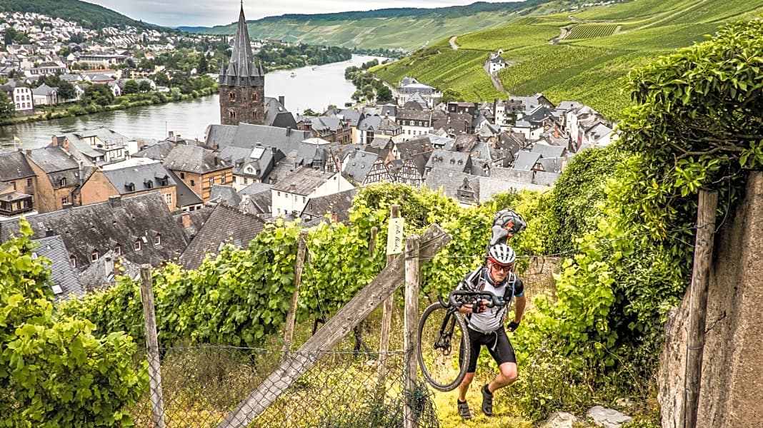 Deutschland, Moselsteig: Mit dem Crossrad entlang der Mosel - Querfeldein: In vier Etappen von Trier nach Koblenz