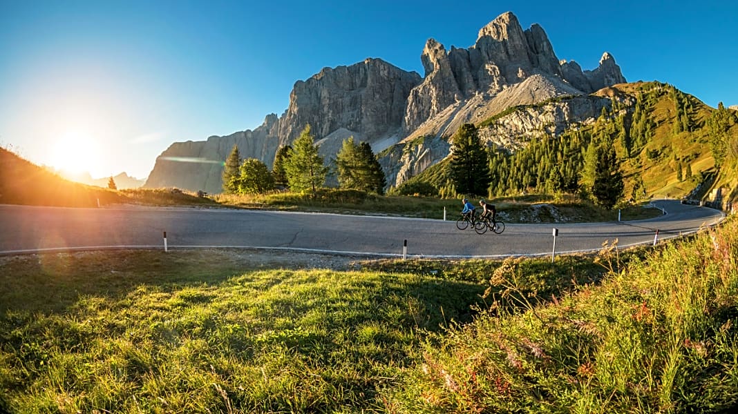 Italien: Ladinische Täler in den Dolomiten - Dolomiten: unterwegs mit dem Rennrad auf einsamen Wegen