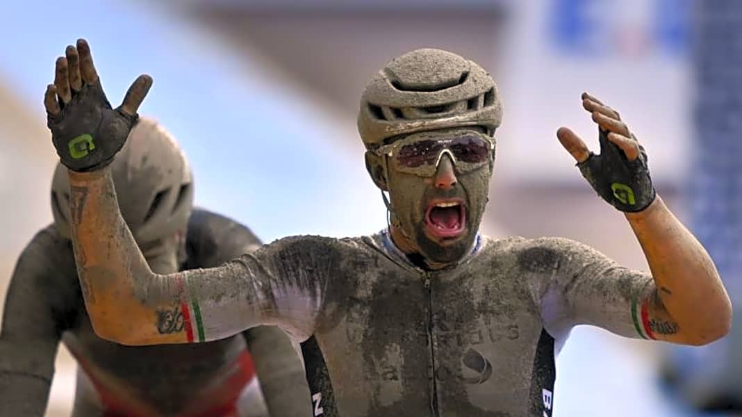 Triumph im Dreck: Colbrelli gewinnt in Roubaix