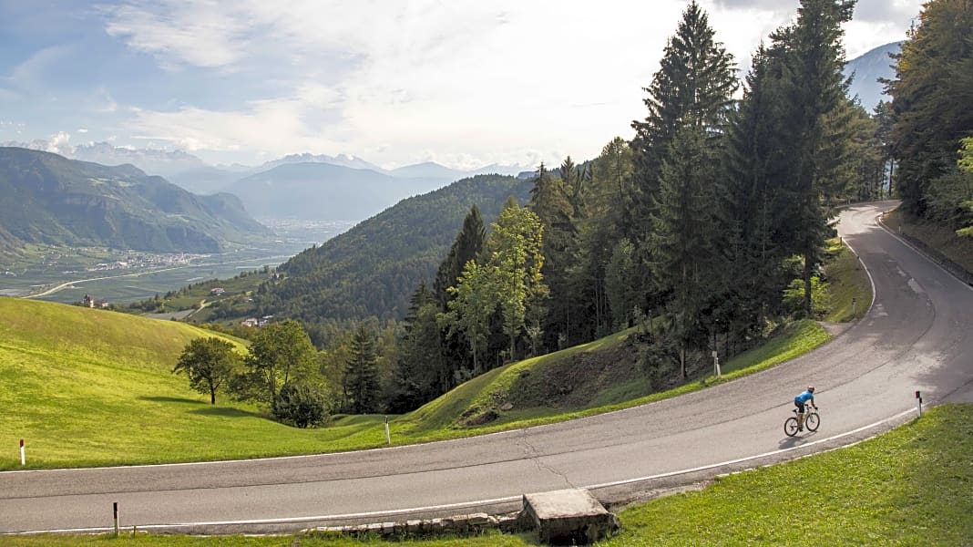 Der Süden Südtirols - Südtirols Süden: Klettern im Obstregal