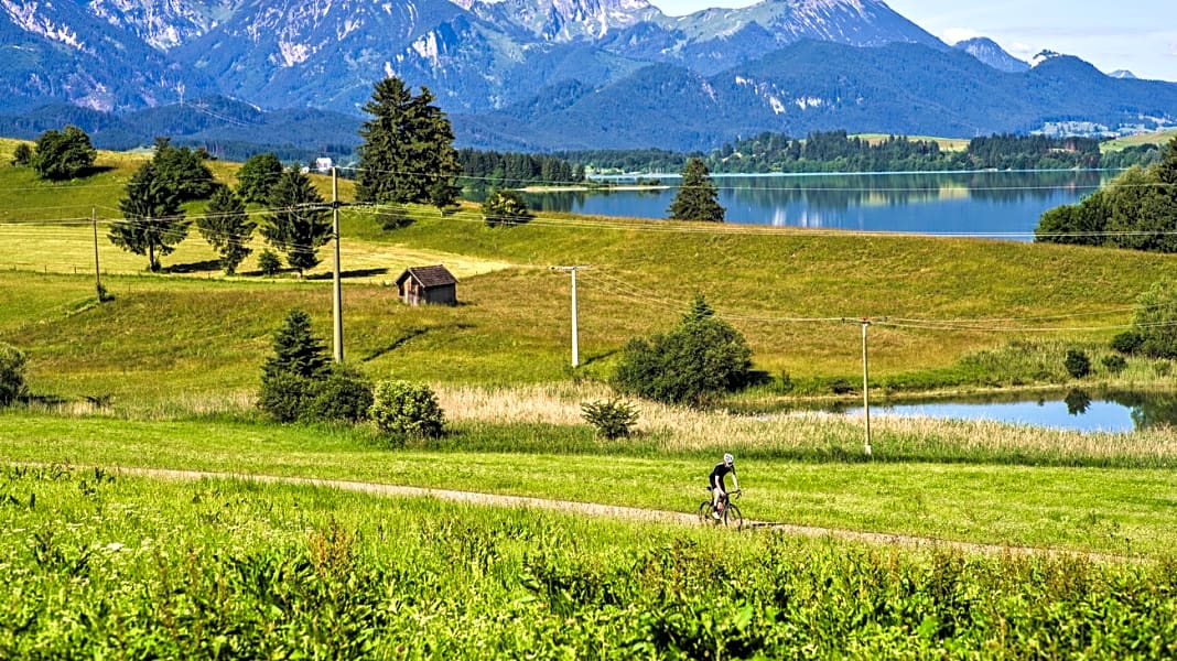 Deutschland: Ostallgäu - Rennradtouren rund um Füssen - Ostallgäu: Traumtouren vor Alpenkulisse