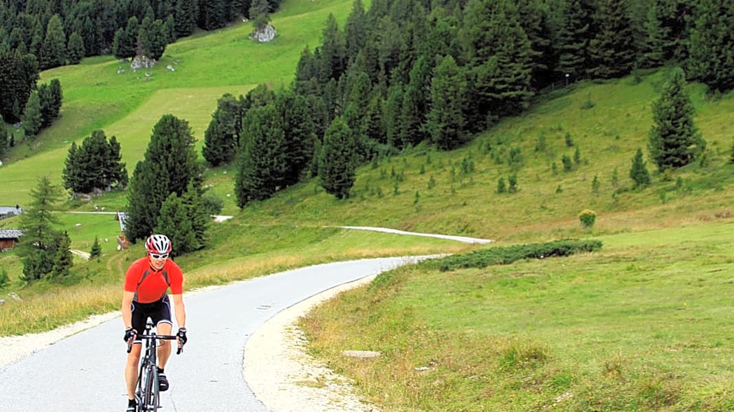 Traum-Anstiege in Italien: Das Reiterjoch - Das Reiterjoch: steiler Pass im Trentino