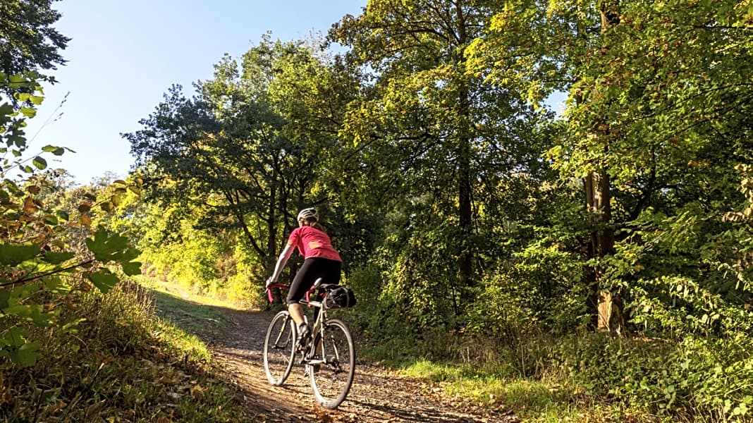 Deutschland per Crossrad: Etappenfahrt auf dem Rennsteig - Im Wanderrevier: Mit dem Crossrad auf dem Rennsteig