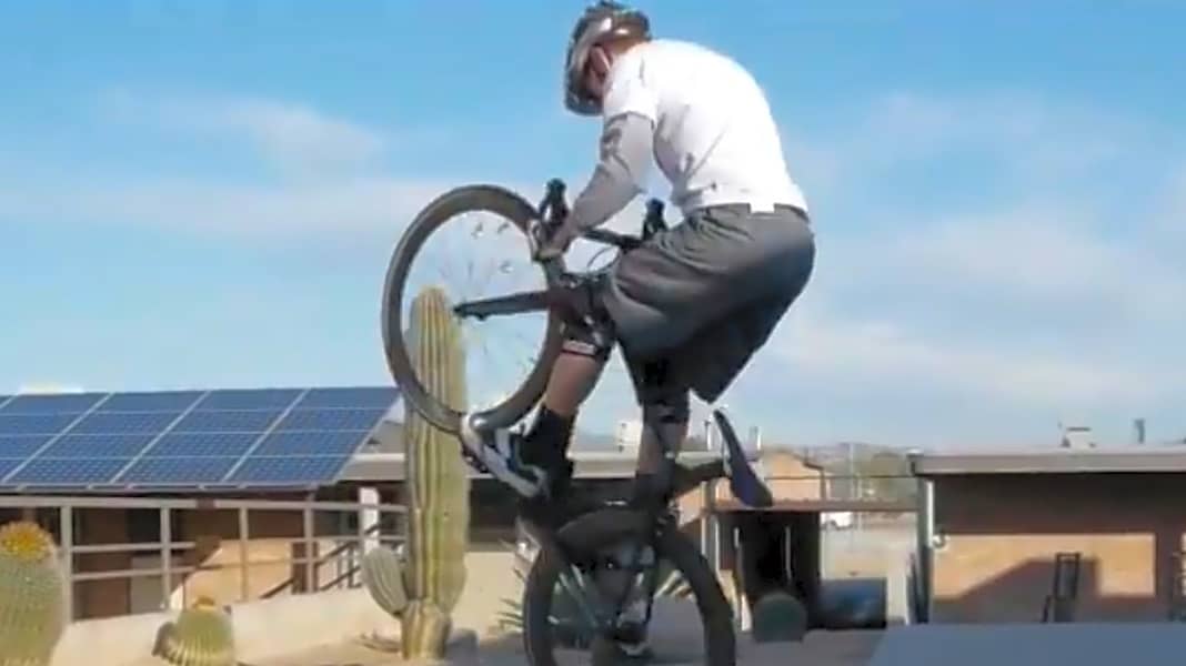 Video: Treppensteigen mit dem Rennrad